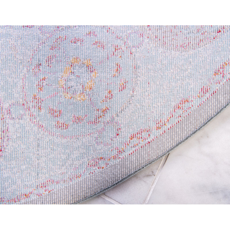 Folmar Oriental Indoor Rug, Round 8'