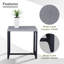 Chaise de patio avec coussins Nazime-1721635036