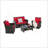 4 Pieces Outdoor Patio Furniture Sets-1837435243