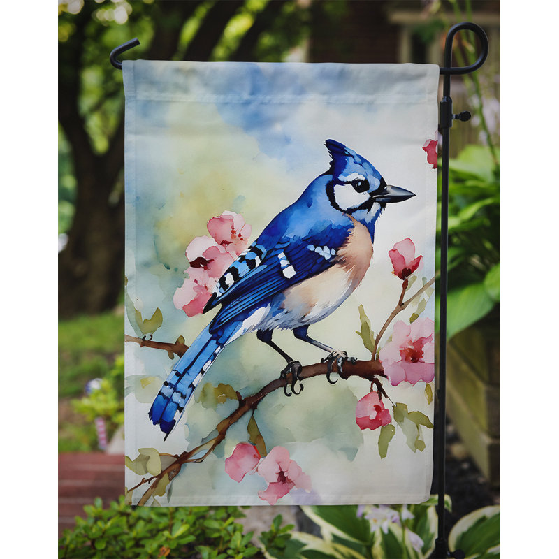 Drapeau de jardin en polyester double face H 15,5 po x l 11,25 po