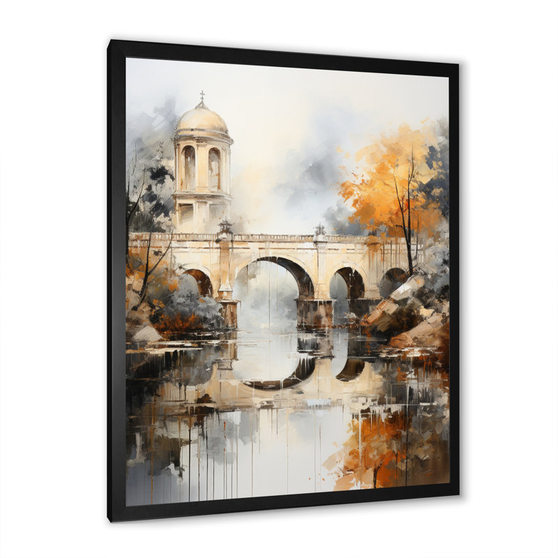 Pont Yher de Yanire, H 40 po x l 30 po x P 1,5 po, Cadre photo noir
