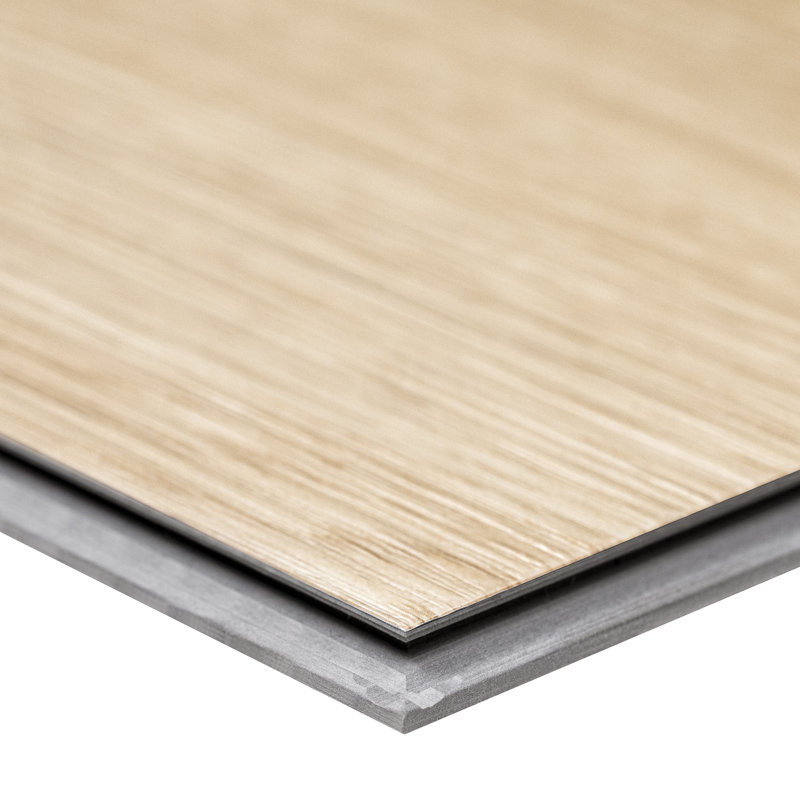 Grovehaven 9 in. x 48 in. 5mm 20mil Waterproof Rigid Core Luxury Vinyl Plank Flooring, Tropicana Timber