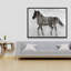 Gambading Abstract Horse Print On Canvas