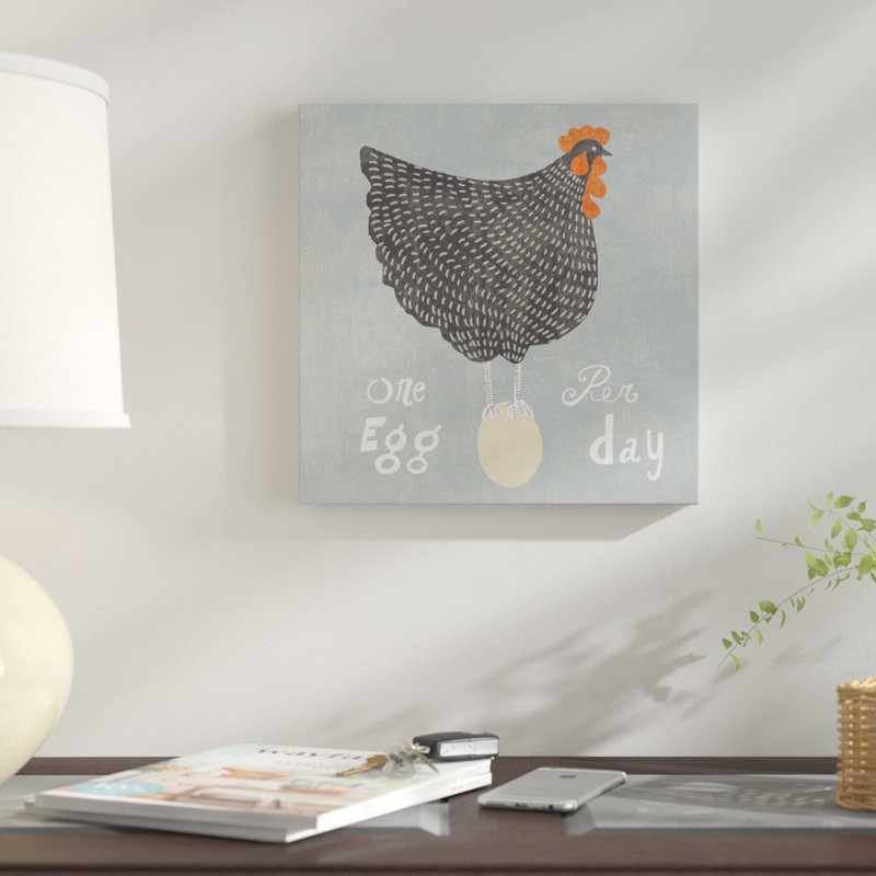 «Fresh Eggs I» par Sue Schlabach, impression sur toile tendue, H 18 po x l 18 po x P 1,5 po, Toile tendue, Pas de tapis