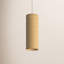 Luminaire suspendu cylindrique en laiton antique à 1 lumière Valluga
