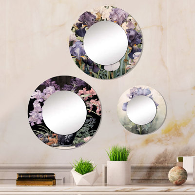 Elinar Metal Round Mirror