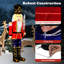 1 PCS 5 FT Lighted Nutcracker Soldier Outdoor Christmas Decoration with Glitter Sword-810835393