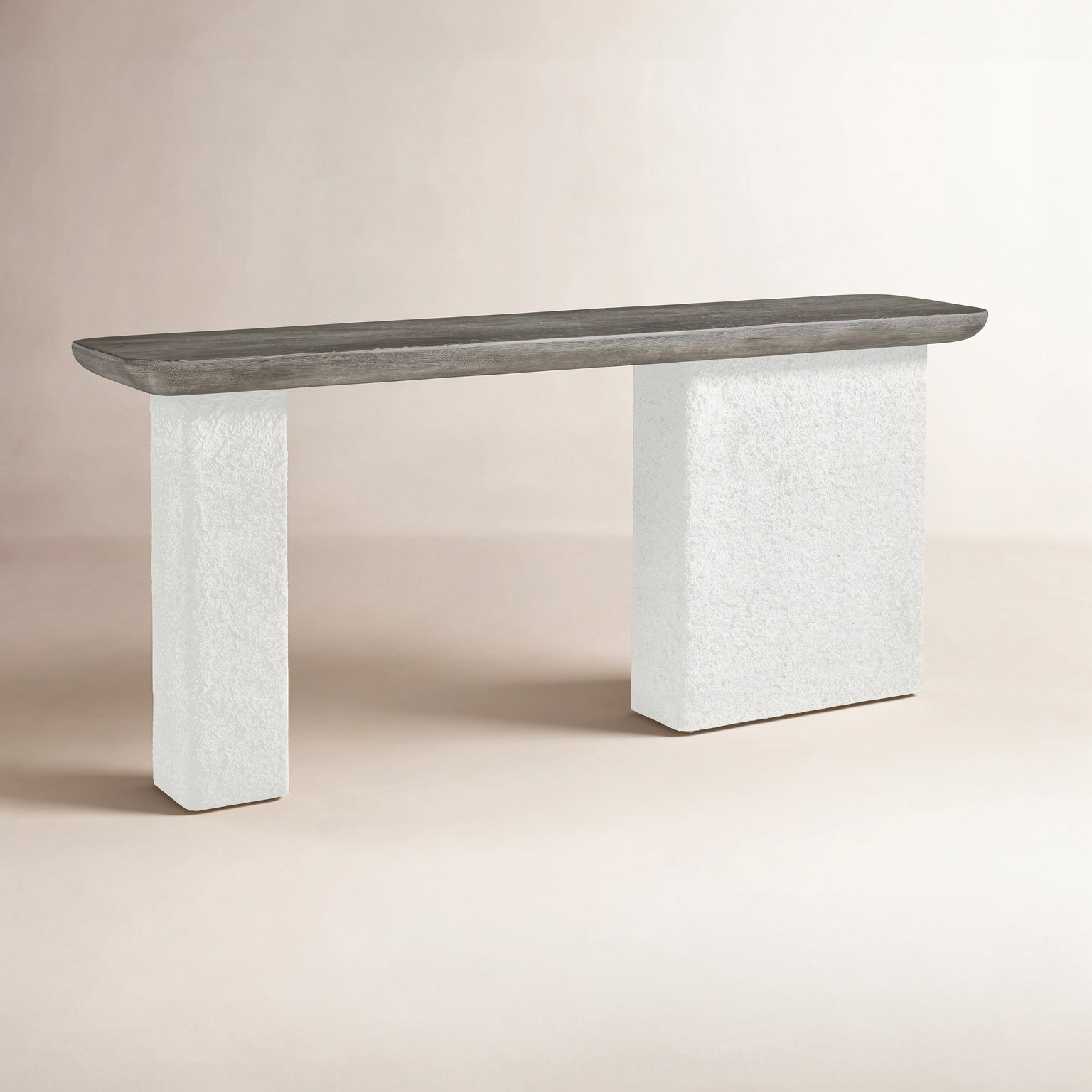 Monolith 72'' Solid Wood Console Table