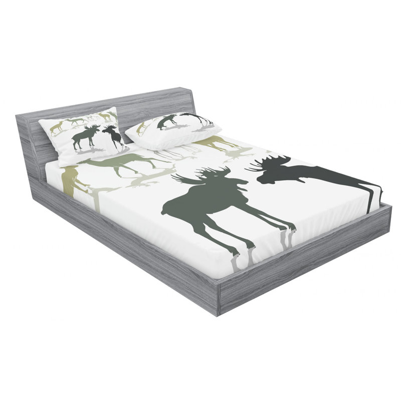Microfiber Sheet Set, Queen Sheet Set + Fitted Sheet + 2 Pillowcases