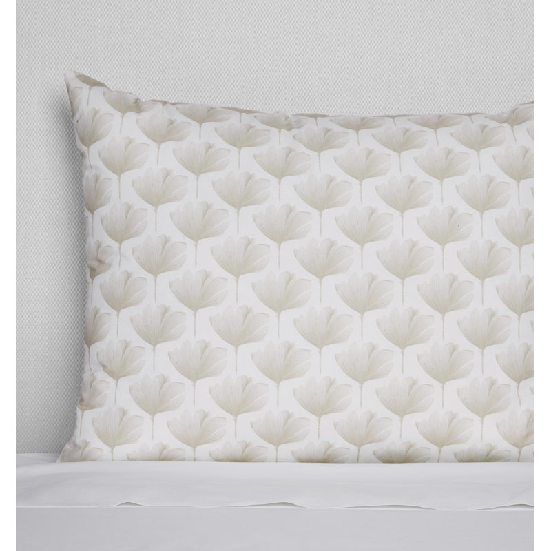 Edna - Sham, Standard, Beige/White