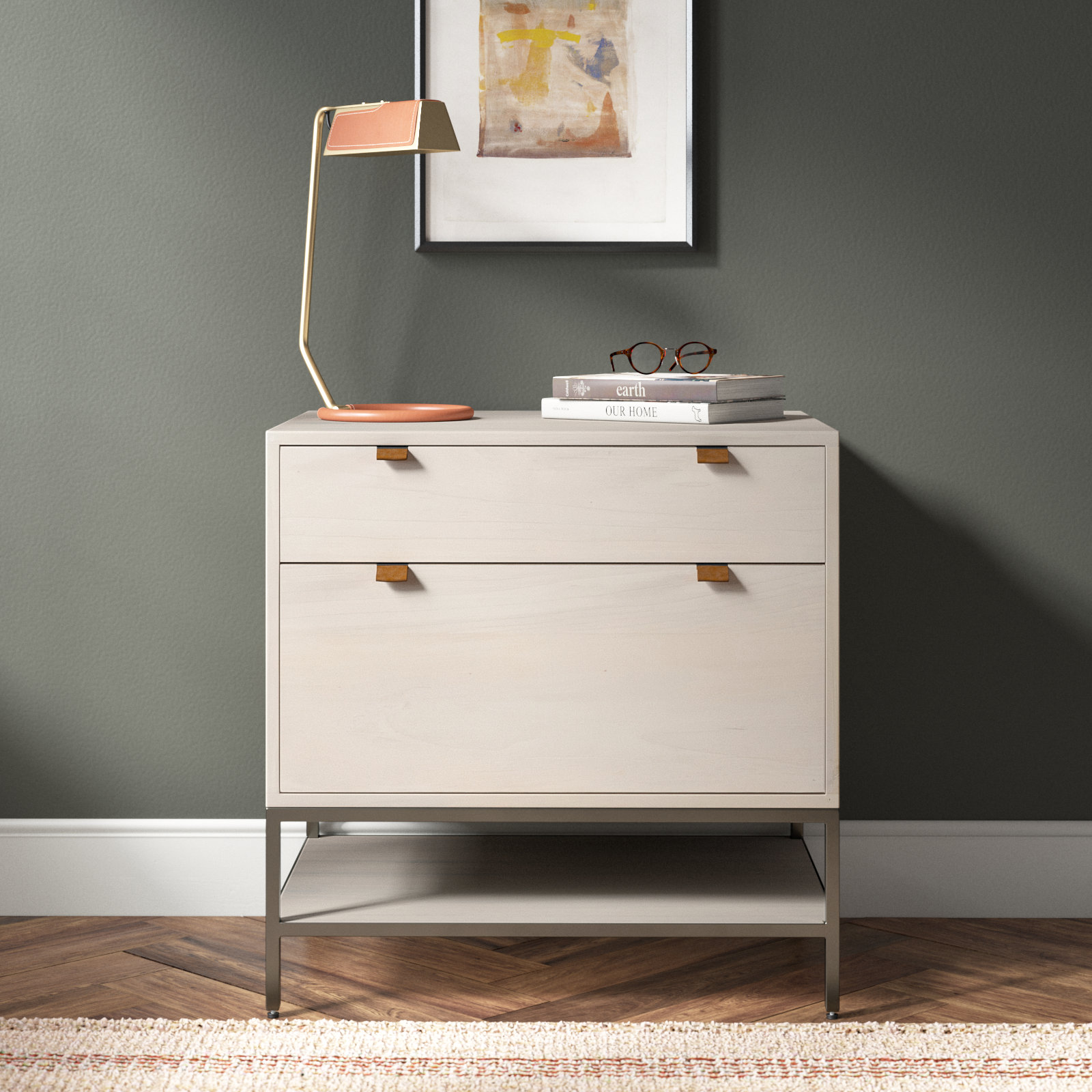 Loki 2 - Drawer Vertical File Cabinet, Dove Poplar