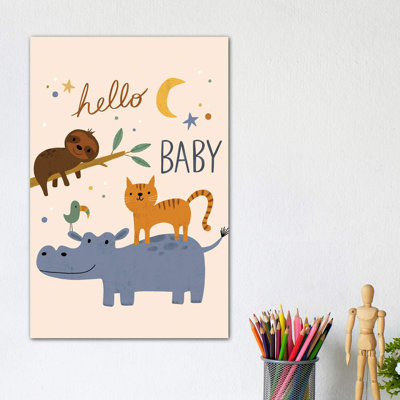 «Baby Animal Menagerie VI» par Nina Seven - reproduction d'art