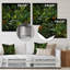 Rainforest Jungle Plants Landscape 3 - Art mural en métal Jungle-590628294