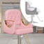 Fauteuil de barbier sur 360 degrés pivotant sur roulettes, fauteuil de barbier, capacité jusqu'à 330 lb, équipement de spa tout usage, rose-613090562