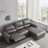 Minnich Upholstered Power Reclining L-Shaped Sectional-61292656-33389790