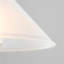 Glass Empire Lamp Shade in White