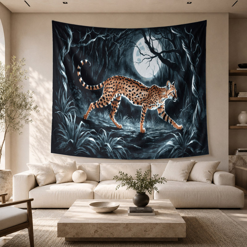 Tapisserie murale Wildlife Genet, 26 po x 36 po