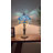 Varley Tiffany Table Lamp Blue Stained Glass Dragonfly LED Bulb Included 12"W*12"D*19"H