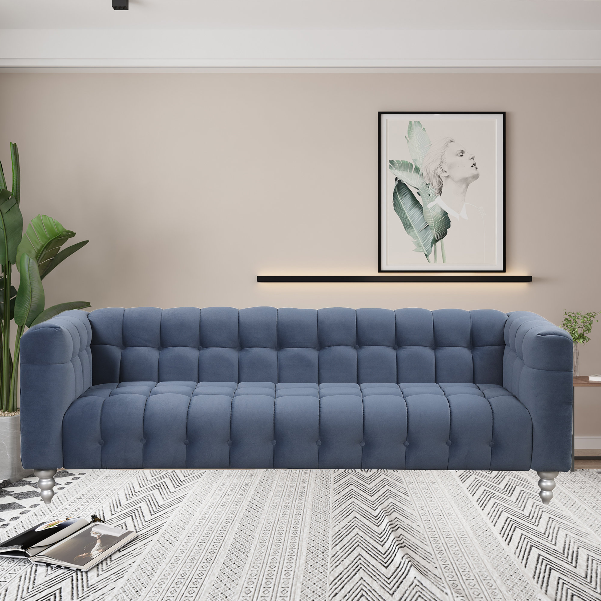 Rosdorf Park Kamily 89'' Upholstered Sofa | Wayfair