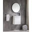Meuble-lavabo simple mural 18 po avec plateau en céramique Laikynn