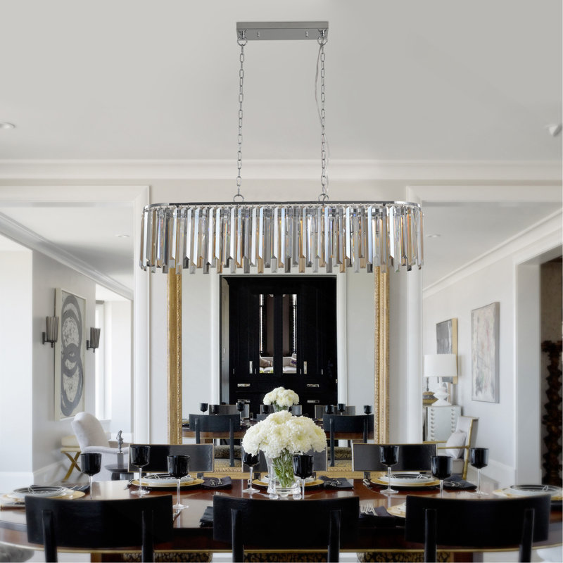 Luminaire de lustre moderne moderne en cristal
