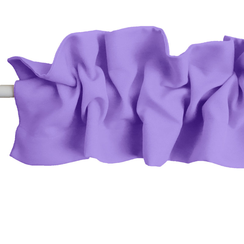 Window Valance, 72" W x 7" L, Lavender