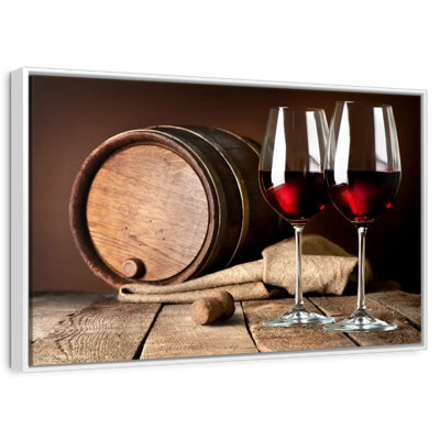 Verres à vin rétro