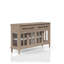 Buffet Power Raedy avec portes d'armoire en verre