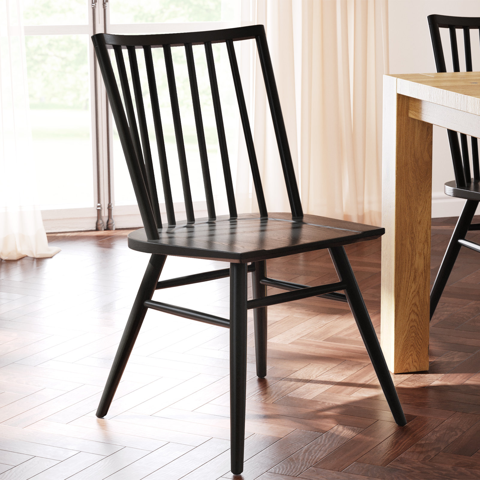 Shania Side Chair, Black
