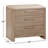 Furano Three Drawer Wood 28" Nightstand