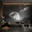 Papier peint montagne amovible Starry Night-586625653-586625614