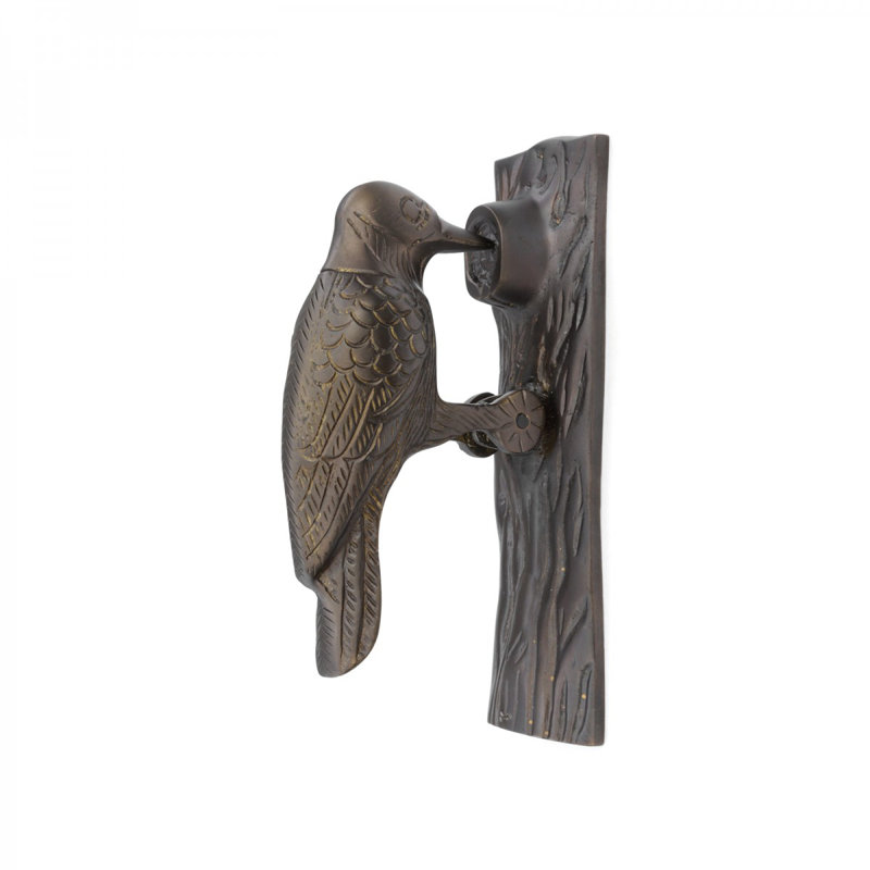 Quincaillerie de porte antique 6,5 pouces, Laiton antique