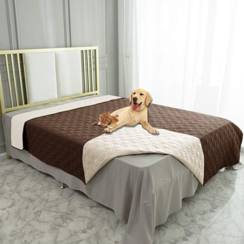 Couverture imperméable pour lit de chien pour canapé réversible