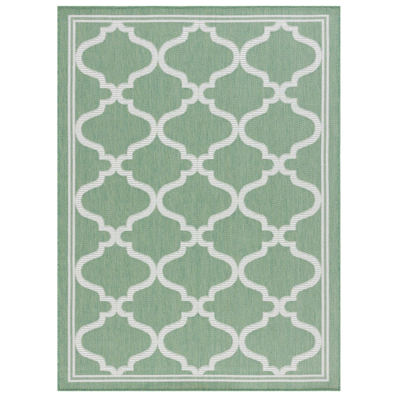 Tapis d'intérieur / extérieur géométrique lavable à la machine Jaxzen, Rectangle 5 pi 3 po x 7 pi 6 po