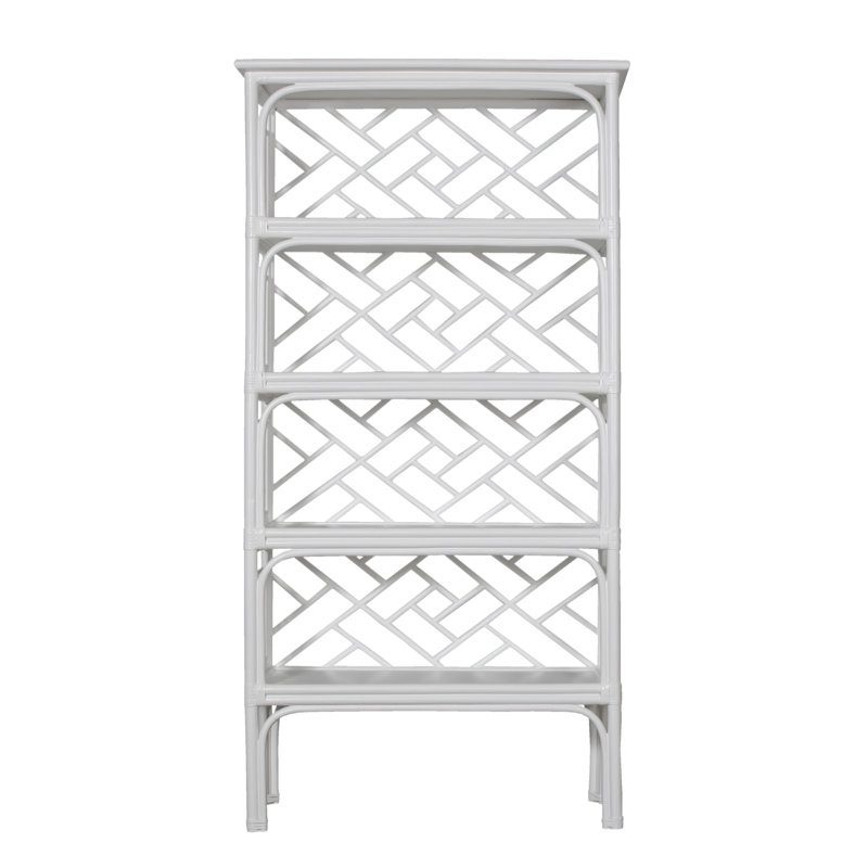 Chippendale Bookcase, Bright White