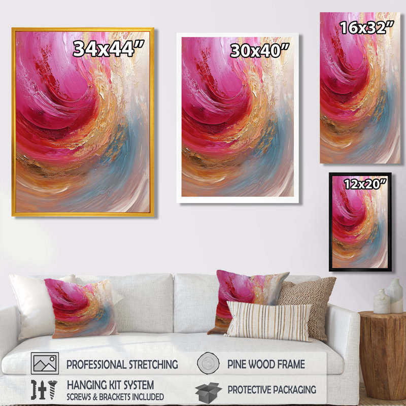 Teller - Reproductions d'art murales abstraites, H 40 po x l 30 po, Toile tendue, Ne s’applique pas