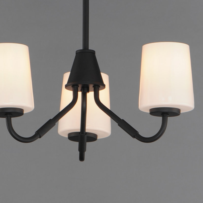 Durham-Mini Chandelier, Black