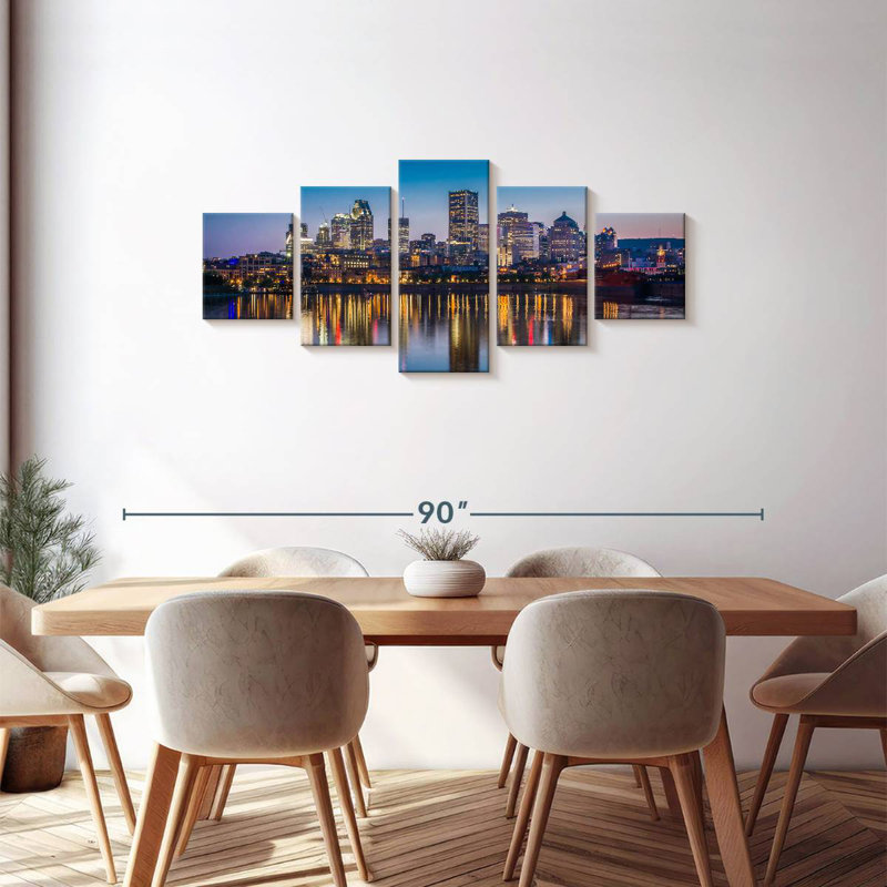 Montreal, 30" H x 68" W