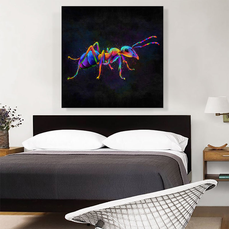 «Ant Insect», impression sur toile tendue, H 36 po x l 36 po x 1,5 po
