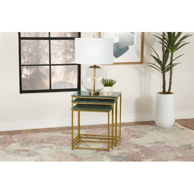 Adeesa Marble Top Nesting Tables
