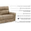 Matsuda 2-Piece Power Reclining Sectional Loveseat-111134839