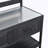 Patio Kitchen Island Solid Wood Kitchen Cart with Stainless Table Top-390963605