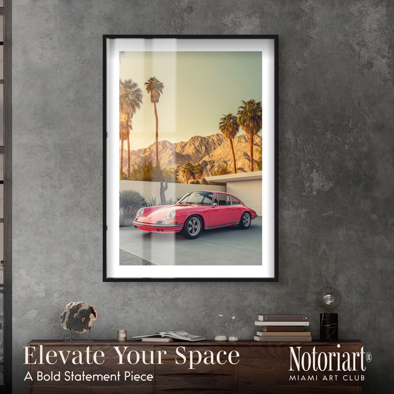 «Desert Rose Speed Shadowbox» par Notoriart, H 55 po x l 37 po, Noir