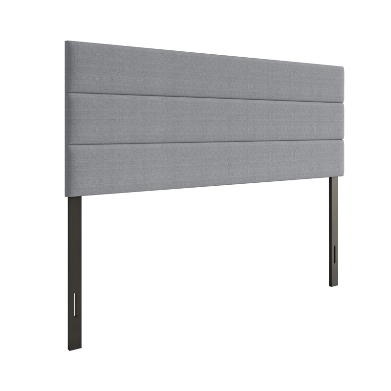 Farmersville Upholstered Headboard, Gray, King