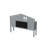 Headboard Storage Cabinet For Full-Size Montessori Floor Bed , Grey,Freely Collocation-720220258