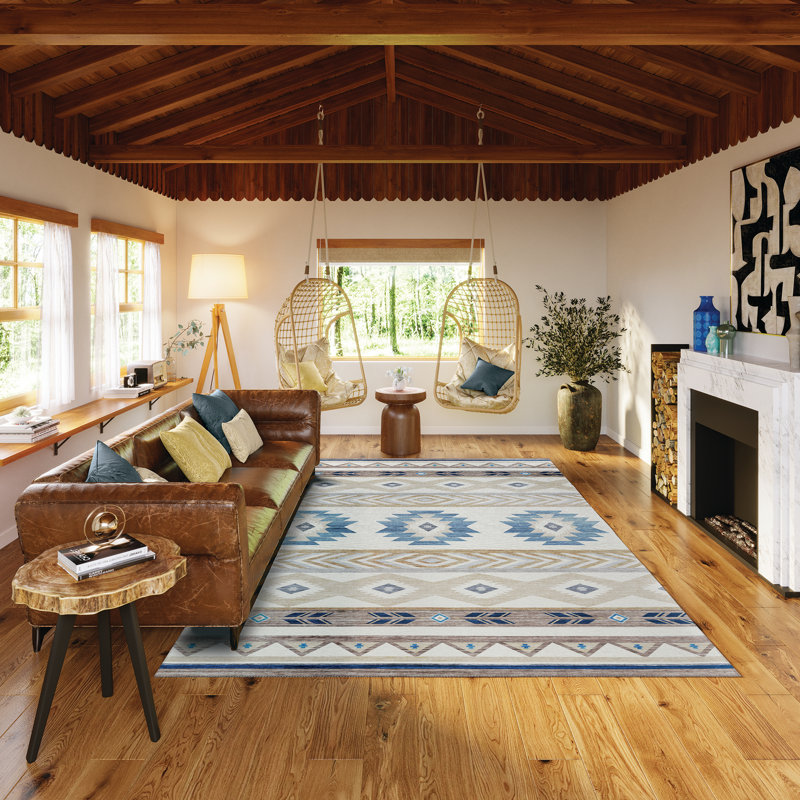 Mentzer Southwestern Machine Woven Area Rug , Rectangle 8' x 10'