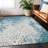 Lamanna Washable Damask Indoor / Outdoor Rug-109576306