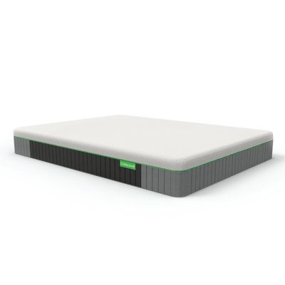 Matelas classique mi-ferme Cariloha - Mousse à mémoire de forme en viscose - Double - 10 po - Blanc