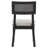 Fiammetta Solid Wood Upholstered Cushion Dining Chair-1453218823