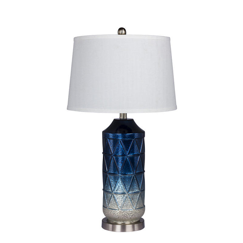 Lampe de table colonne 28 po Middlesbrough, Bleu menthe
